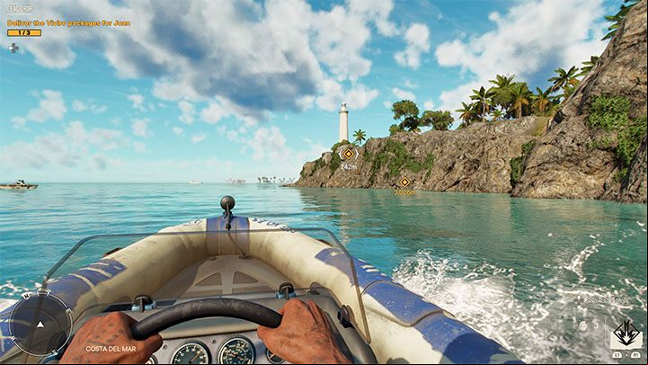 The most important in of completing this mission is the "middle" package drop point - the mission objective marker will lead you to the lighthouse - Far Cry 6: Dead Drop - walkthrough - Esperanza - Far Cry 6 Guide