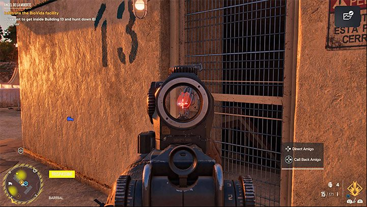 Once you are on the highest roof, locate the locked entrance - Far Cry 6: Angel De La Muerte - walkthrough - Valle De Oro - Far Cry 6 Guide