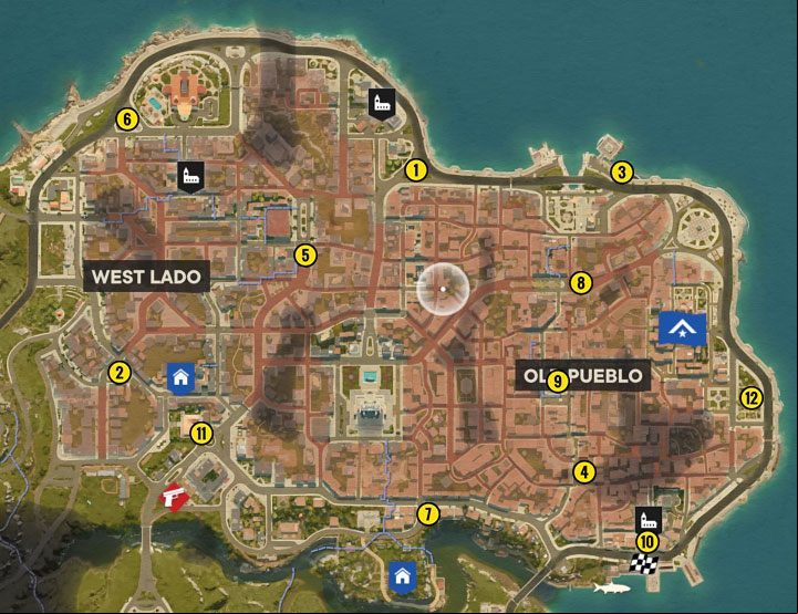 Zenia will give you a task to vandalize the 12 statues of Gabriel that are located in different parts of the capital city of Yara - Far Cry 6: Paint the Town - walkthrough - Esperanza - Far Cry 6 Guide