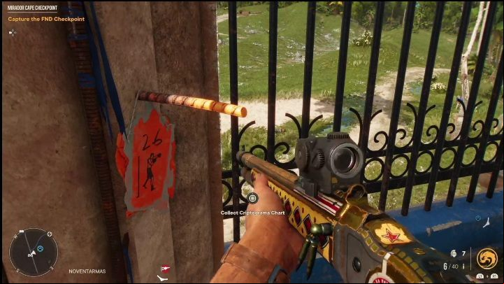 In the Valle De Oro region, you will find 8 criptograma charts - Far Cry 6: Valle De Oro - all collectibles and secrets, list - World Atlas - Far Cry 6 Guide