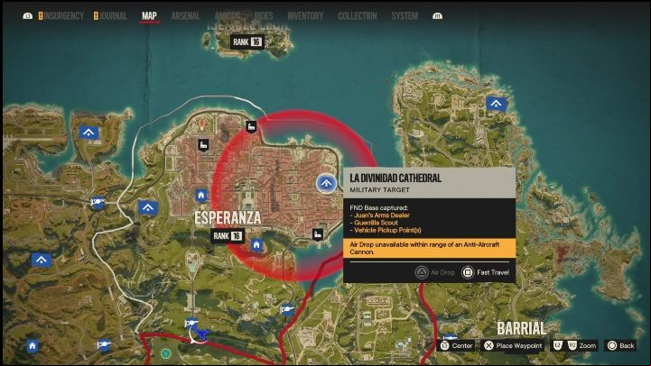 You will come across 1 FND base in the Esperanza region - Far Cry 6: Esperanza - all collectibles and secrets, list - World Atlas - Far Cry 6 Guide