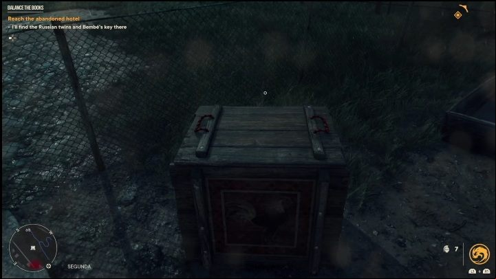 This box is located in the center of Segunda, on a property surrounded by a net fence - Far Cry 6: Roosters - list, locations - Other - Far Cry 6 Guide