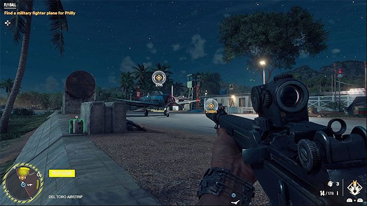 The runway is guarded by enemy soldiers, although eliminating them all is not mandatory - Far Cry 6: Fly Ball - walkthrough - Madrugada - Far Cry 6 Guide