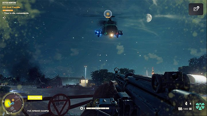 You can also try to sabotage the boss helicopter with a Volt Supremo sending an EMP, but - Far Cry 6: Justicia Montero - walkthrough - Madrugada - Far Cry 6 Guide