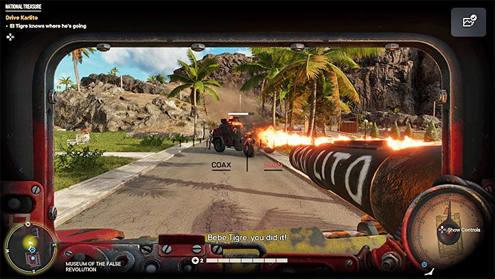 After you repair the tank, El Tigre will appear in the museum - Far Cry 6: National Treasure - walkthrough - El Este - Far Cry 6 Guide