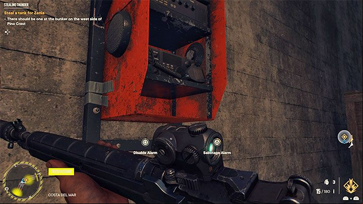 There are security cameras in the area and you should destroy them from a distance using a weapon with a suppressor - Far Cry 6: Stealing Thunder - walkthrough - Madrugada - Far Cry 6 Guide