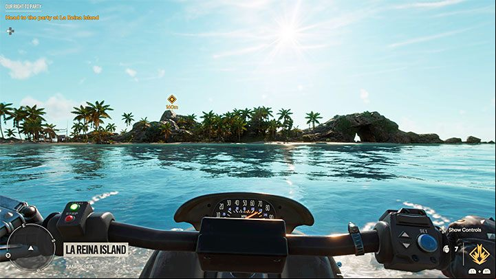The party is supposed to take place on a small uninhabited island - Far Cry 6: Our Right to Party - walkthrough - El Este - Far Cry 6 Guide