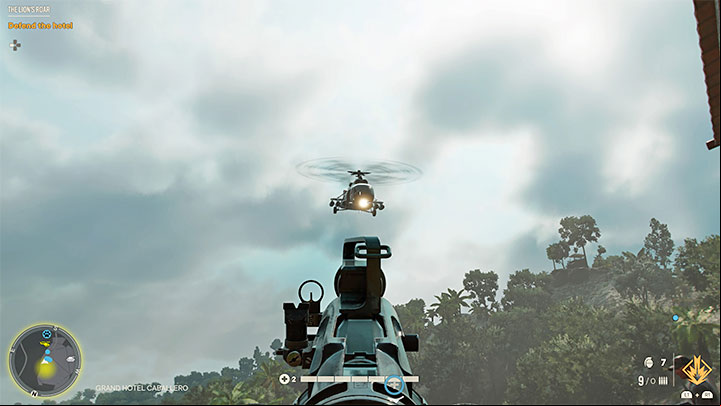 At some point, enemy helicopters will also the attack - Far Cry 6: The Lions Roar - walkthrough - El Este - Far Cry 6 Guide
