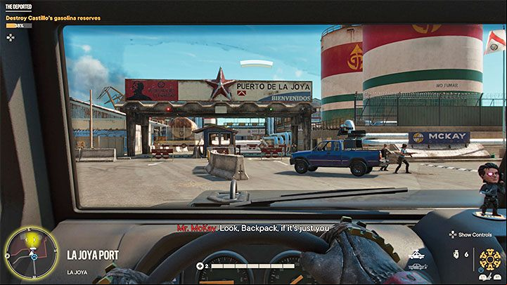Each tank you destroy will fill up the damage percentage bar a bit (upper left corner of the screen) and you will eventually be told that you can now head out to the rebels in the fights at La Joya Port - Far Cry 6: The Deported - walkthrough - El Este - Far Cry 6 Guide