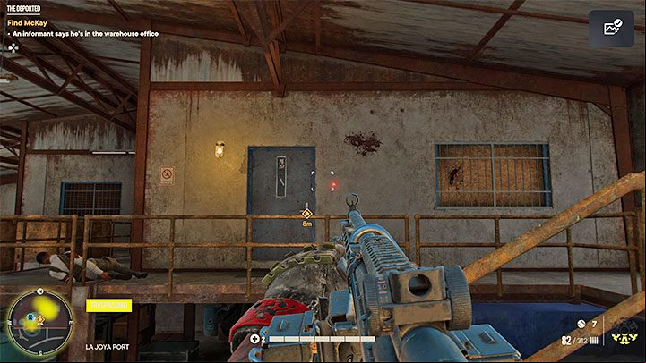 Your objective is to reach the office room inside the warehouse - Far Cry 6: The Deported - walkthrough - El Este - Far Cry 6 Guide