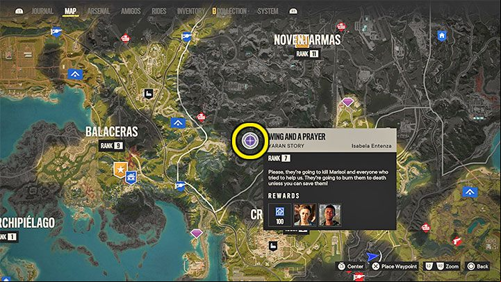 In order to initiate this Yaran story, you need to visit the Noventarmas sub-region in Valle De Oro and reach the mission marker - Far Cry 6: Wing and a Prayer - walkthrough - Valle De Oro - Far Cry 6 Guide
