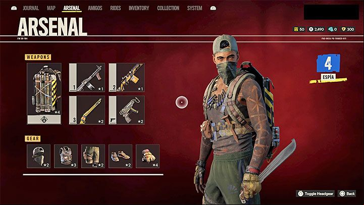 The situation is very similar with armors and costumes - Far Cry 6: Inventory capacity - how to increase? - FAQ - Far Cry 6 Guide