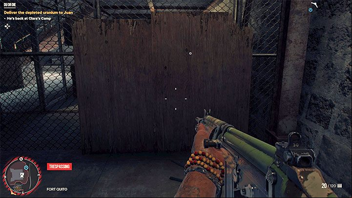 Additional hint - If you do not see any age to an area that is, for example, surrounded by a high fence, then look around for wooden planks or other such obstacles - Far Cry 6: Locked doors - to open? - FAQ - Far Cry 6 Guide