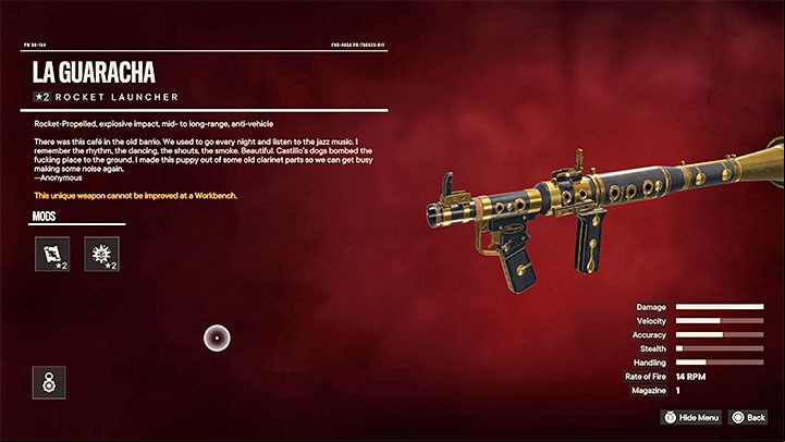 Find the large crate where the La Guaracha is stored - Far Cry 6: Rocket Launcher - how to obtain? - FAQ - Far Cry 6 Guide