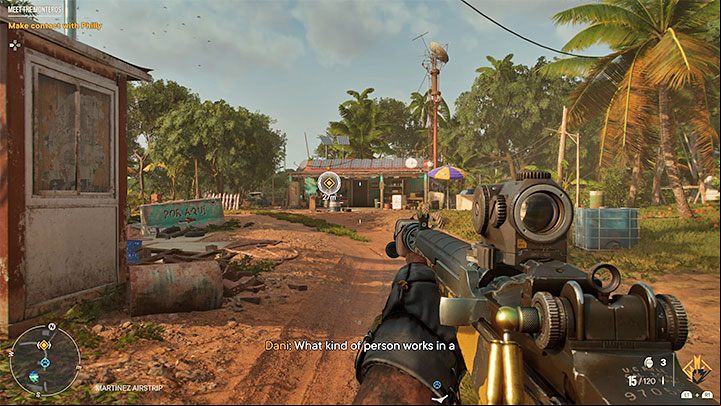 In order to complete this operation, you must reach the quest marker located in the Costa Del Mar region by any means to meet up with Philly - Far Cry 6: Meet the Monteros - walkthrough - Operations - Madrugada - Far Cry 6 Guide