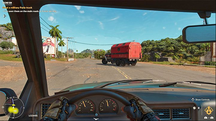 It's more likely, however, that you'll encounter a truck that's moving through the area - Far Cry 6: Second Son - walkthrough - Operations - Madrugada - Far Cry 6 Guide