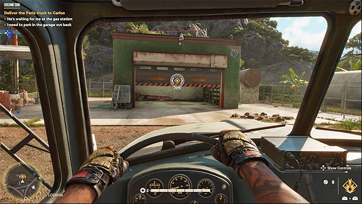 With your newly acquired truck, you must reach the gas station indicated on the map - Far Cry 6: Second Son - walkthrough - Operations - Madrugada - Far Cry 6 Guide