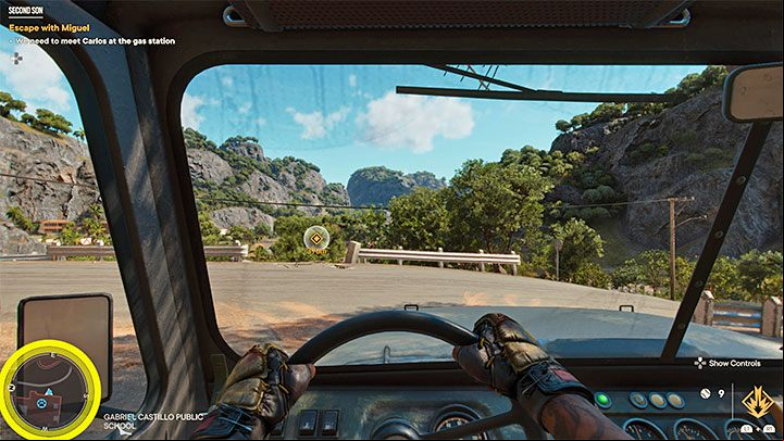 Drive into the main gate - you'll destroy it by crashing into it - Far Cry 6: Second Son - walkthrough - Operations - Madrugada - Far Cry 6 Guide