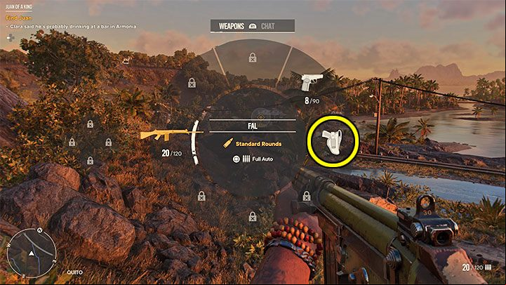 To search for Juan, you must go to Armonia village located north of the rebel camp - Far Cry 6: Juan of a Kind - walkthrough - Operations - Prologue - Far Cry 6 Guide