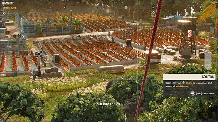 You need to follow Julio to the mission's most crucial location - the Viviro Prison Camp - Far Cry 6: Fire and Fury - walkthrough - Operations - Prologue - Far Cry 6 Guide