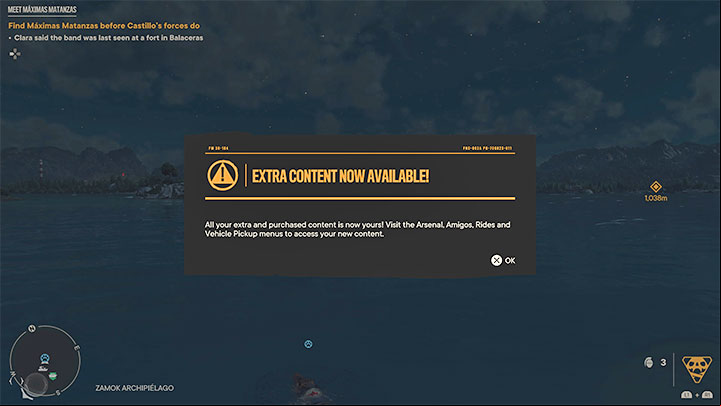 Additional note - completing this mission may unlock DLC content if you have access to it (pre-order, Gold edition, etc - Far Cry 6: The Guerrilla - walkthrough - Operations - Prologue - Far Cry 6 Guide