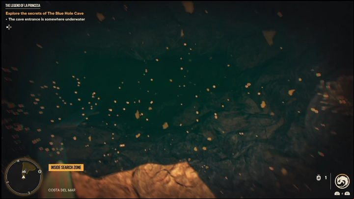 Your task is to go to a cave that is under water - Far Cry 6: The Legend of La Princesa - Treasure Hunt (Madrugada) - Madrugada - Far Cry 6 Guide