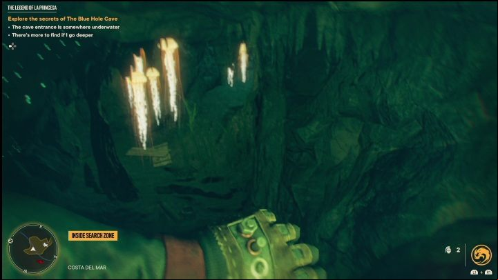 Head for the jellyfish that swim underwater - Far Cry 6: The Legend of La Princesa - Treasure Hunt (Madrugada) - Madrugada - Far Cry 6 Guide