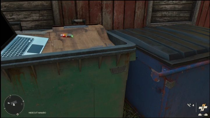 You'll find the USB Stick in a large trash can, next to the red wooden building - Far Cry 6: USB Songs - list, locations - Other - Far Cry 6 Guide