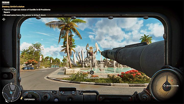 You can destroy the statue in several ways - Far Cry 6: Firebrand - walkthrough - Valle De Oro - Far Cry 6 Guide