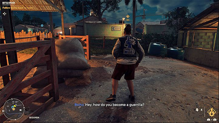 After the next few cutscenes, you'll split up with Bicho and you'll have to go find him - Far Cry 6: Bottle Episode - walkthrough - Valle De Oro - Far Cry 6 Guide