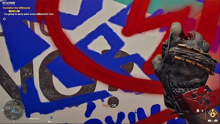 The mission objective is obviously misleading - you won't have to vandalize all the billboards in the game - Far Cry 6: Bottle Episode - walkthrough - Valle De Oro - Far Cry 6 Guide