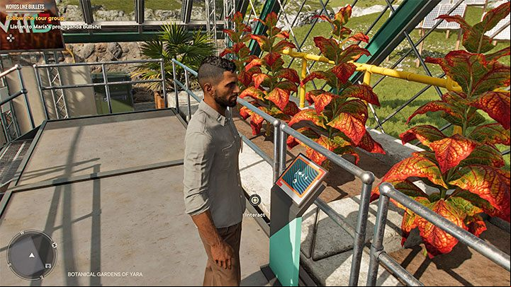 The new mission objective is unusual - the camera will switch to TPP and you won't be able to use your weapons for a while - Far Cry 6: Words Like Bullets - walkthrough - Valle De Oro - Far Cry 6 Guide