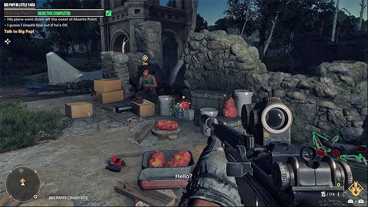 Look around in the area marked by the game - Far Cry 6: Big Papi in Little Yara - walkthrough - Valle De Oro - Far Cry 6 Guide