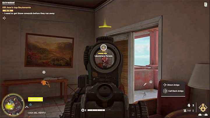 Lieutenant Horado is staying in one of the marked rooms - kill him whatever you like - Far Cry 6: Death Warrant - walkthrough - Operations - Madrugada - Far Cry 6 Guide