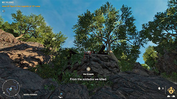 You have to take the path next to the crab leading to the top of the mountain and then climb for a long time - Far Cry 6: Meet the Legends - walkthrough - Operations - El Este - Far Cry 6 Guide
