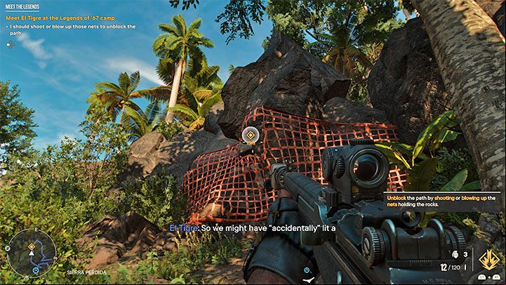 Later, you will encounter obstacles in the form of large rocks several times - an example is shown in the attached picture - Far Cry 6: Meet the Legends - walkthrough - Operations - El Este - Far Cry 6 Guide