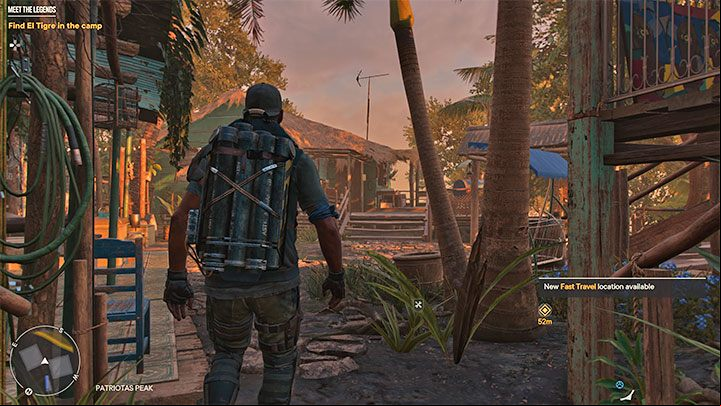 Eventually, you will reach the Patriotas Peak Guerrilla Hideout, where the game will automatically change the view for TPP - Far Cry 6: Meet the Legends - walkthrough - Operations - El Este - Far Cry 6 Guide