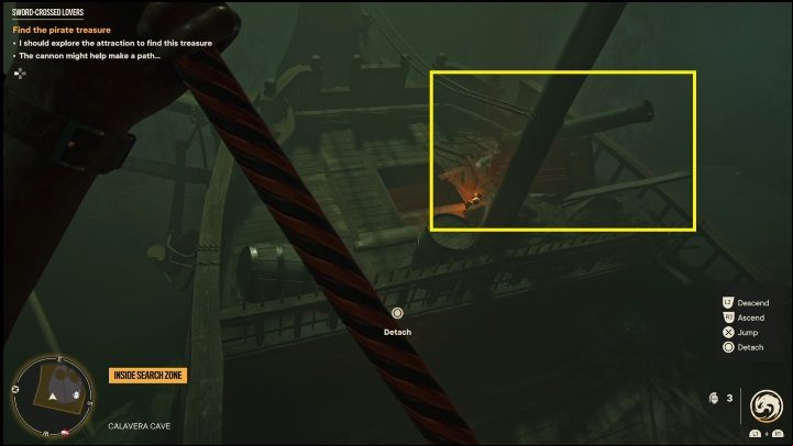 Keep walking forward until you reach the ship - Far Cry 6: Sword-Crossed Lovers - Treasure Hunts (Valle De Oro) - Valle De Oro - Far Cry 6 Guide