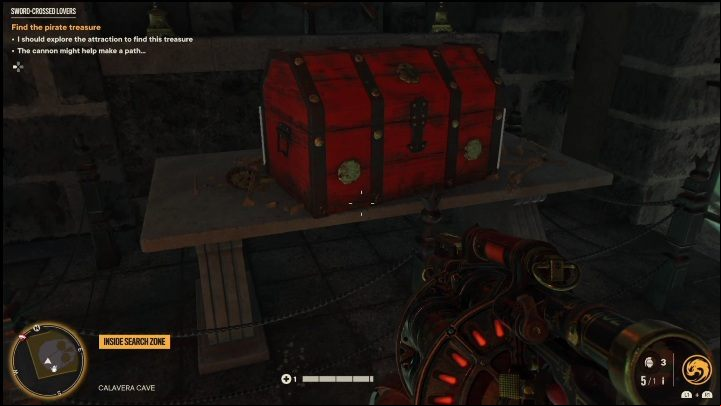You will find the chest in the cave while doing the Sword-Crossed Lovers treasure hunt - Far Cry 6: Launchers, Unique weapons - list - Unique weapons - Far Cry 6 Guide