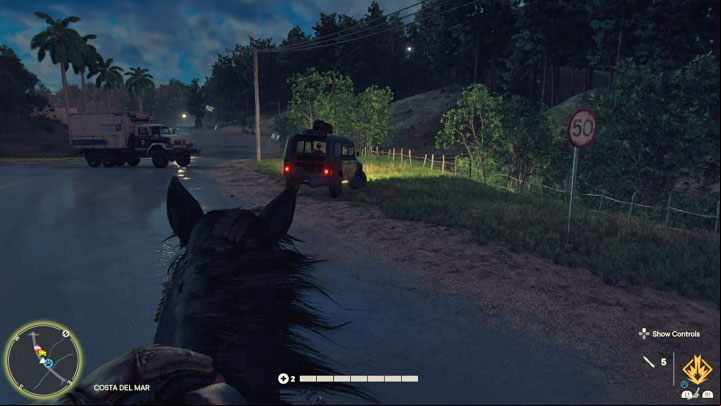 Once you get your horse, head out onto the main asphalt roads and look for enemy jeeps - Far Cry 6: Road Rage Trophy - how to get it? - Trophy Guide - Far Cry 6 Guide