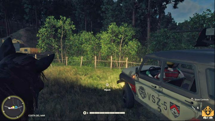 Contrary to what the trophy description may suggest, you don't have to use the machete yourself - Far Cry 6: Road Rage Trophy - how to get it? - Trophy Guide - Far Cry 6 Guide