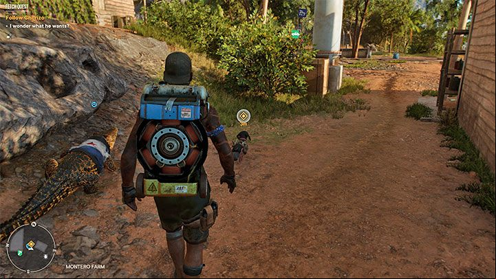 The next mission, Fetch Quest, will start immediately after delivering the crocodile meat - Far Cry 6: Chorizo - Amigo - Amigos - pets - Far Cry 6 Guide