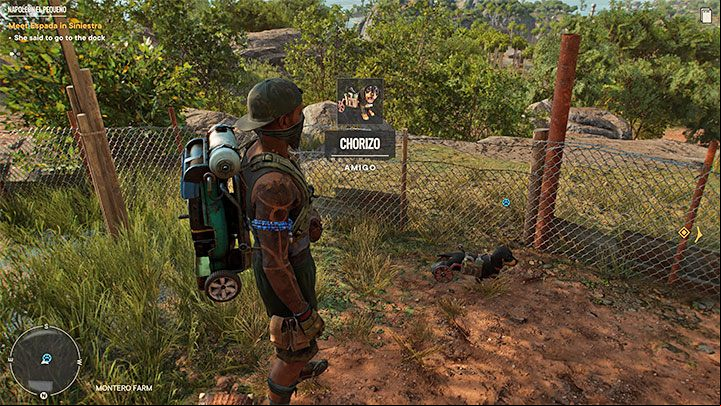 Upon completing the Fetch Quest mission, the dachshund will become your Amigo and you will be able to select him in the pet menu from that point on - Far Cry 6: Chorizo - Amigo - Amigos - pets - Far Cry 6 Guide