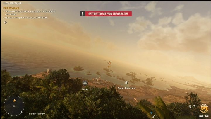 For the third time, feed the pelican and then follow it (this time by air) - Far Cry 6: A Little Birdie Told Me - Treasure Hunts (El Este) - El Este - Far Cry 6 Guide