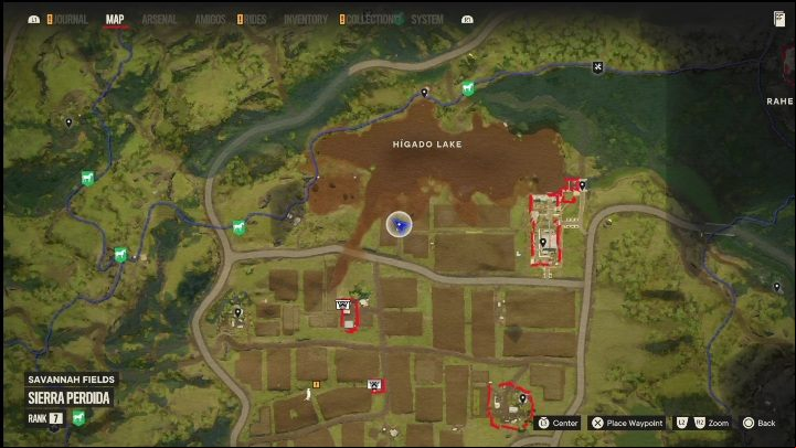 Subregion: Sierra Perdida - Far Cry 6: El Este, Criptograma Chart - list, locations - Criptograma Charts - Far Cry 6 Guide