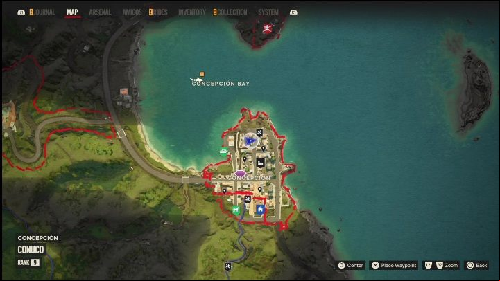 Subregion: Conuco - Far Cry 6: El Este, Criptograma Chart - list, locations - Criptograma Charts - Far Cry 6 Guide