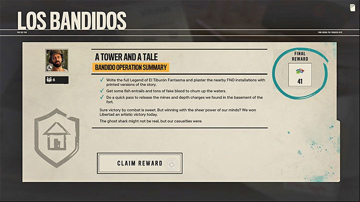 How to unlock: Successfully complete 5 Bandido Operations - Far Cry 6: Trophies/Achievements - list - Trophy Guide - Far Cry 6 Guide