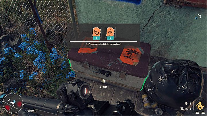How to unlock: Unlock 15 Criptograma Chests - Far Cry 6: Trophies/Achievements - list - Trophy Guide - Far Cry 6 Guide