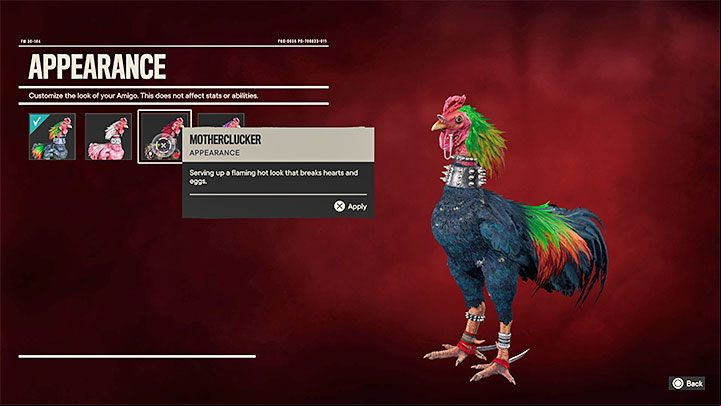 When a new window opens, find the Motherclucker skin - Far Cry 6: Trophies/Achievements - list - Trophy Guide - Far Cry 6 Guide