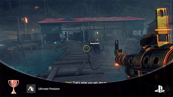Sanguinario the jaguar, one of the mythical animals, can cause you problems - we described it on a separate page of the chapter - Far Cry 6: Trophies/Achievements - list - Trophy Guide - Far Cry 6 Guide